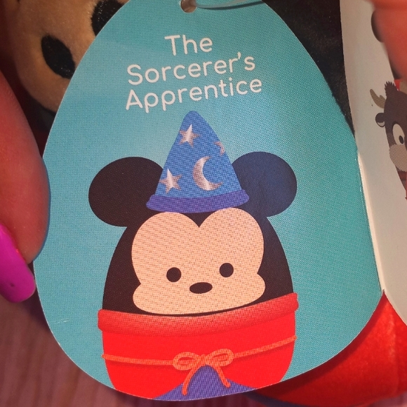 MICKEY 🧙♀️Disney The Scorcerers Apprentice Original Squishmallow☆ 》NWT《☆ - Picture 6 of 8